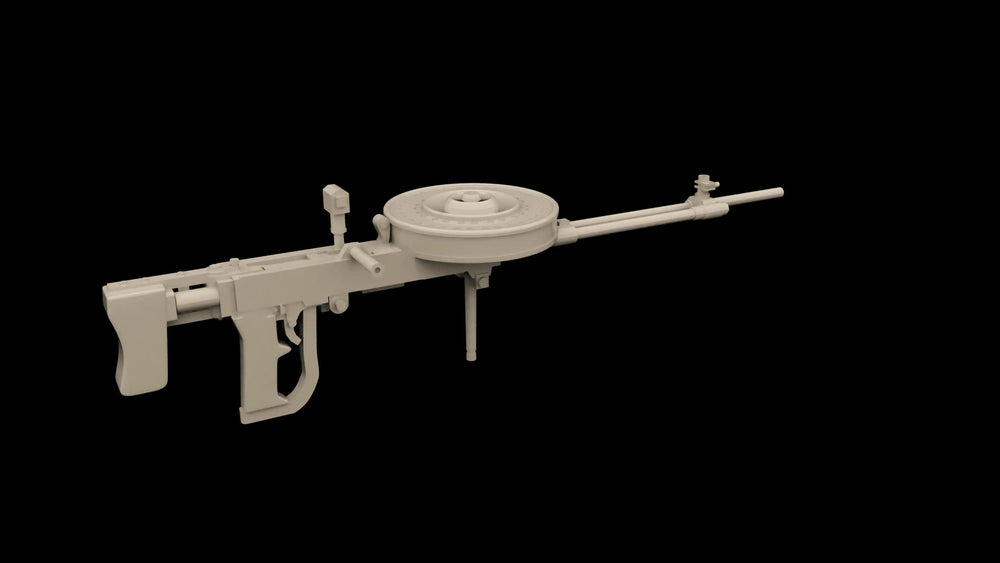Metallic Details MDMDR48287 1:48 Te-4 Japanese Machine Gun