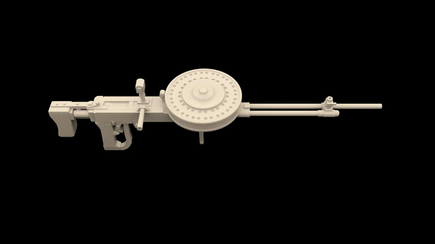 Metallic Details MDMDR48287 1:48 Te-4 Japanese Machine Gun