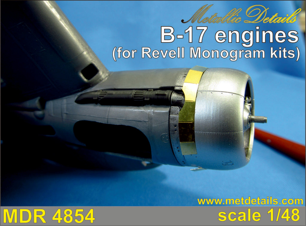 Metallic Details MDMDR4854 1:48 Boeing B-17 Flying Fortress engines