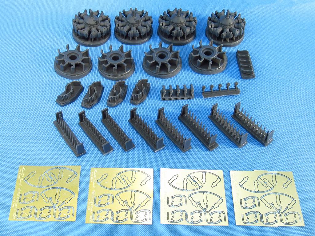 Metallic Details MDMDR4861 1:48 Boeing B-17G Flying Fortress engines