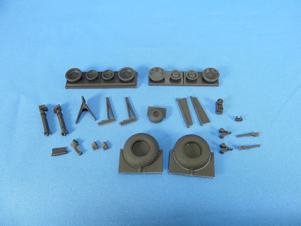 Metallic Details MDMDR4866 B-17F/G Flying Fortress Wheels 1:48