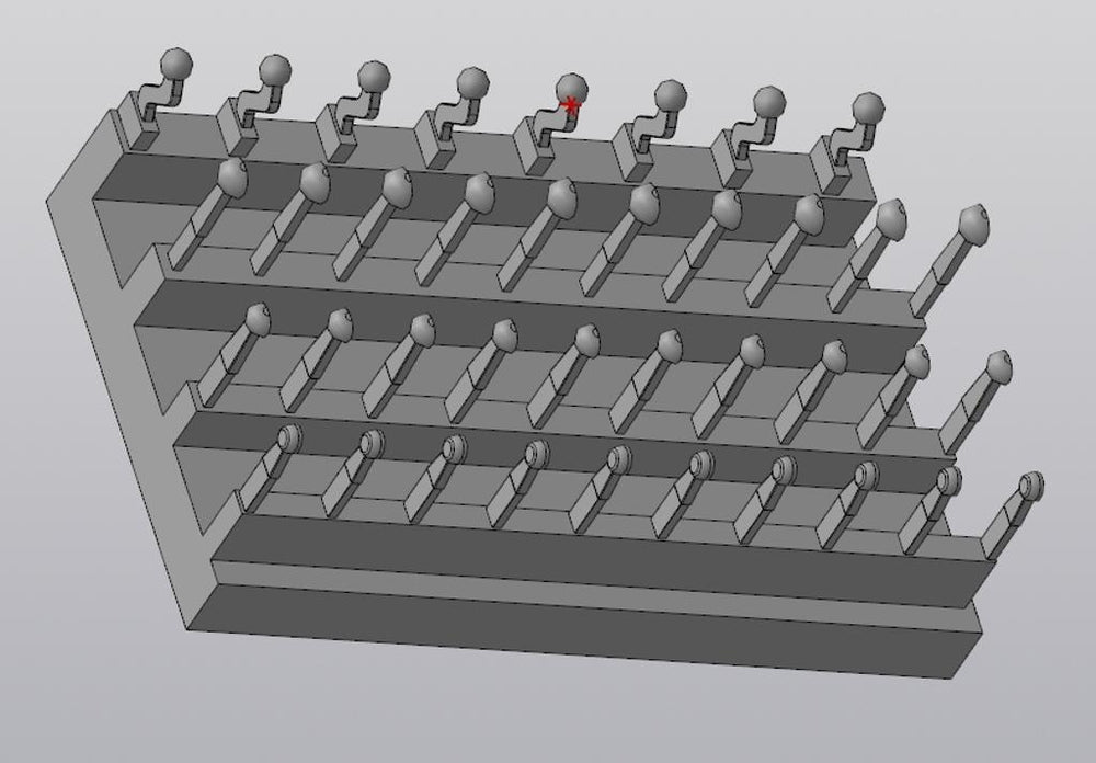 Metallic Details MDMDR4868 1:48 assorted Cockpit Control handles