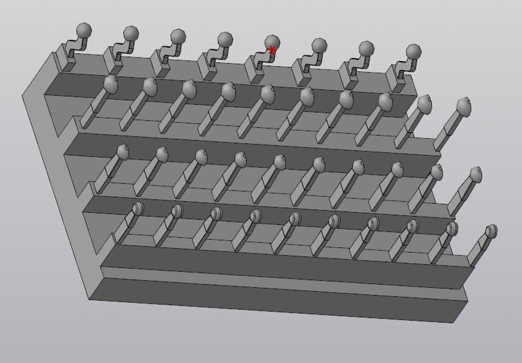 Metallic Details MDMDR4868 1:48 assorted Cockpit Control handles
