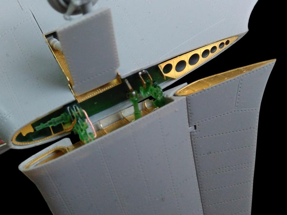 Metallic Details MDMDR4874 1:48 Grumman F9F-2 Panther wing folding mechanism