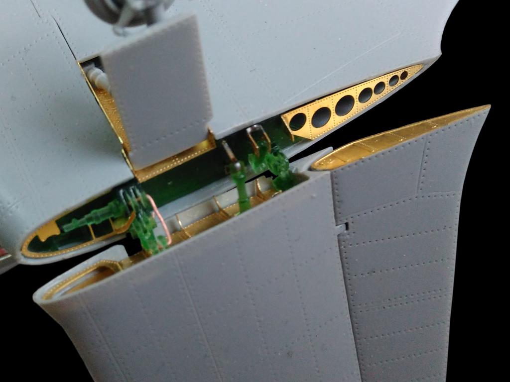 Metallic Details MDMDR4874 1:48 Grumman F9F-2 Panther wing folding mechanism