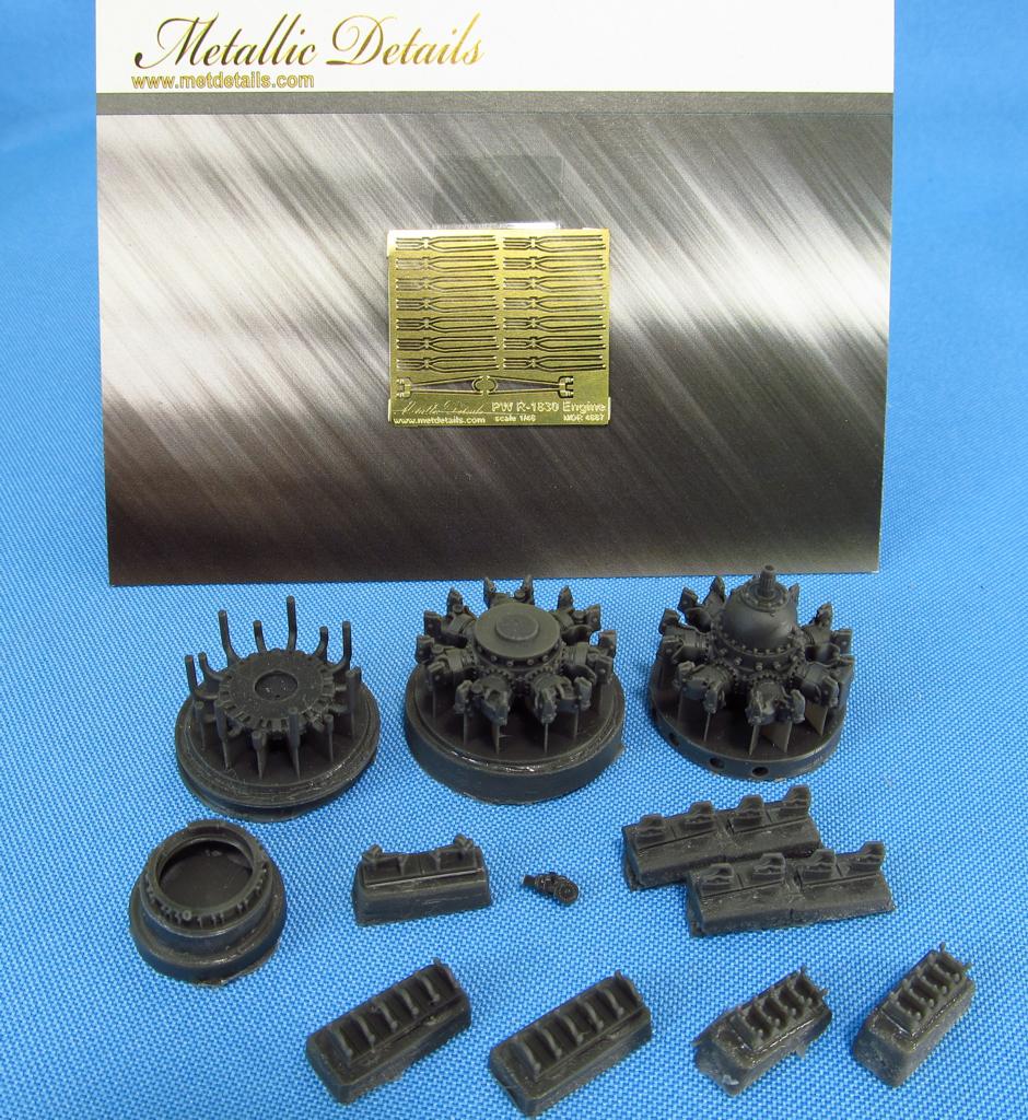 Metallic Details MDMDR4887 1:48 Pratt & Whitney R-1830 Late