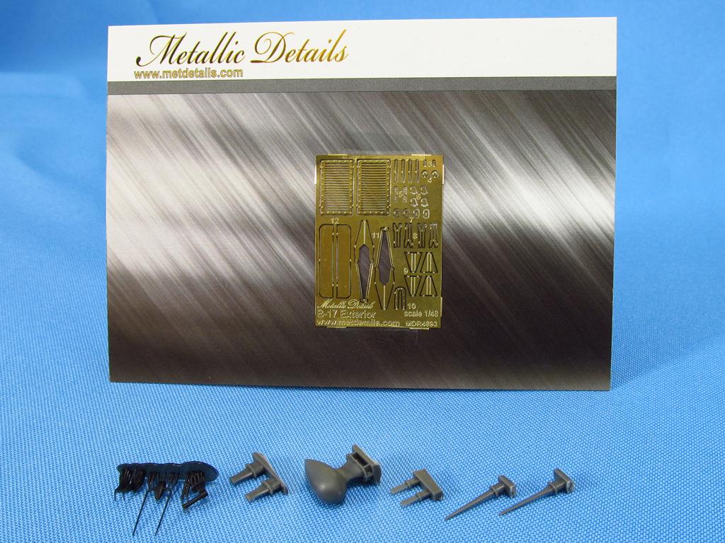 Metallic Details MDMDR4893 1:48 B-17F/B-17G Flying Fortress exterior details