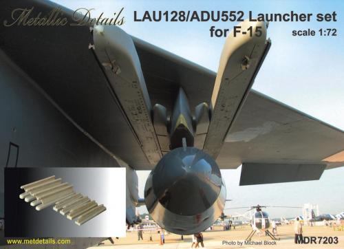 Metallic Details MDMDR7203 1:72 LAU-128/ADU-552 Launcher set for McDonnell F-15