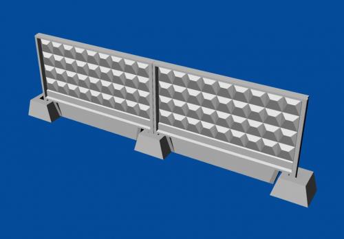 Metallic Details MDMDR7208 1:72 Soviet concrete fence P6Vm