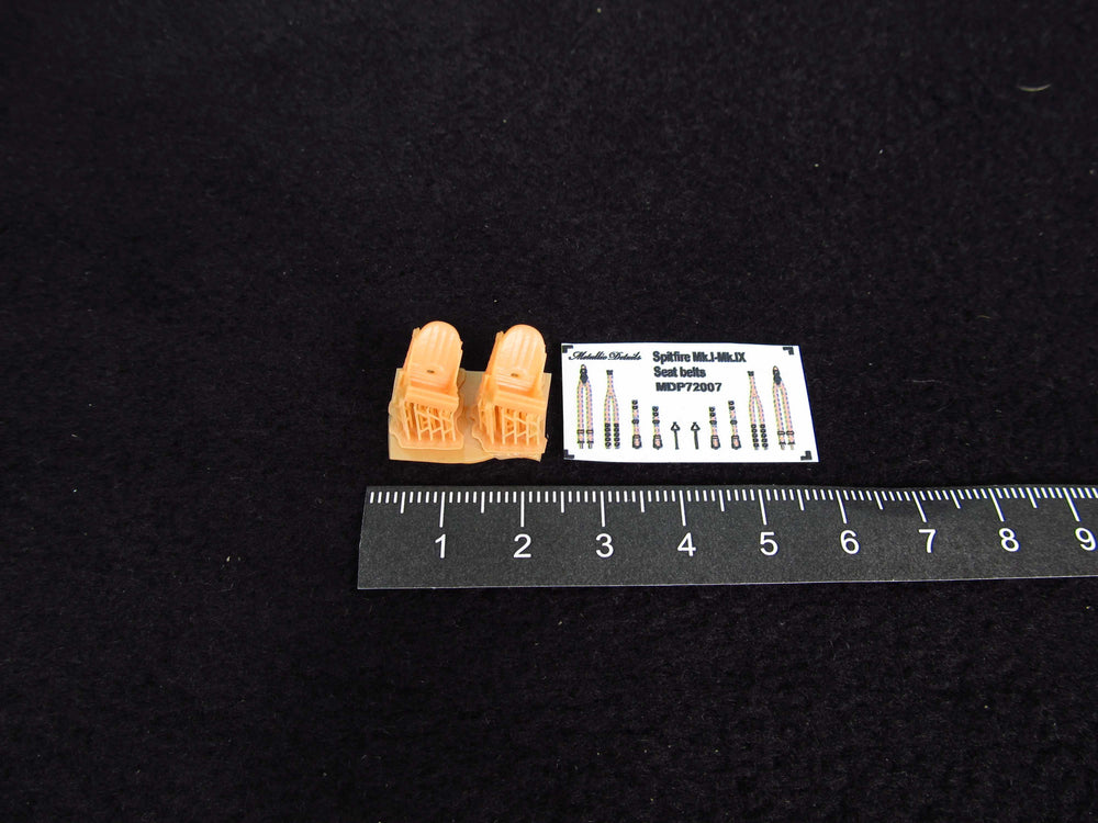 Metallic Details MDMDR72111 Supermarine Spitfire Seats x2 1:72