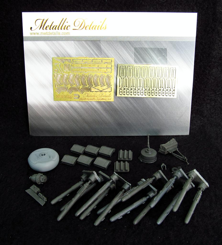 Metallic Details MDMDR7220 1:72 Bell/Boeing AH-64 Longbow Apache Detailing set