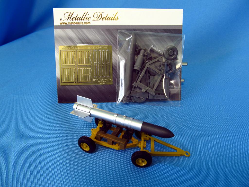 Metallic Details MDMDR7228 1:72 Tiny Tim Rocket with trailer