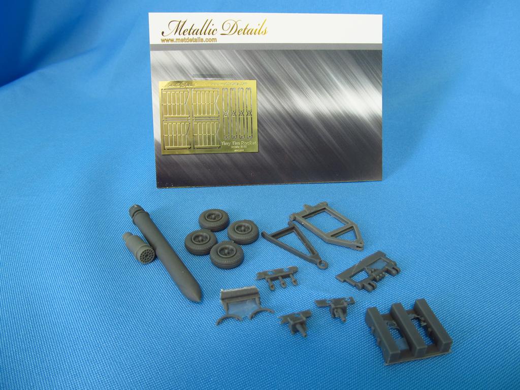 Metallic Details MDMDR7228 1:72 Tiny Tim Rocket with trailer