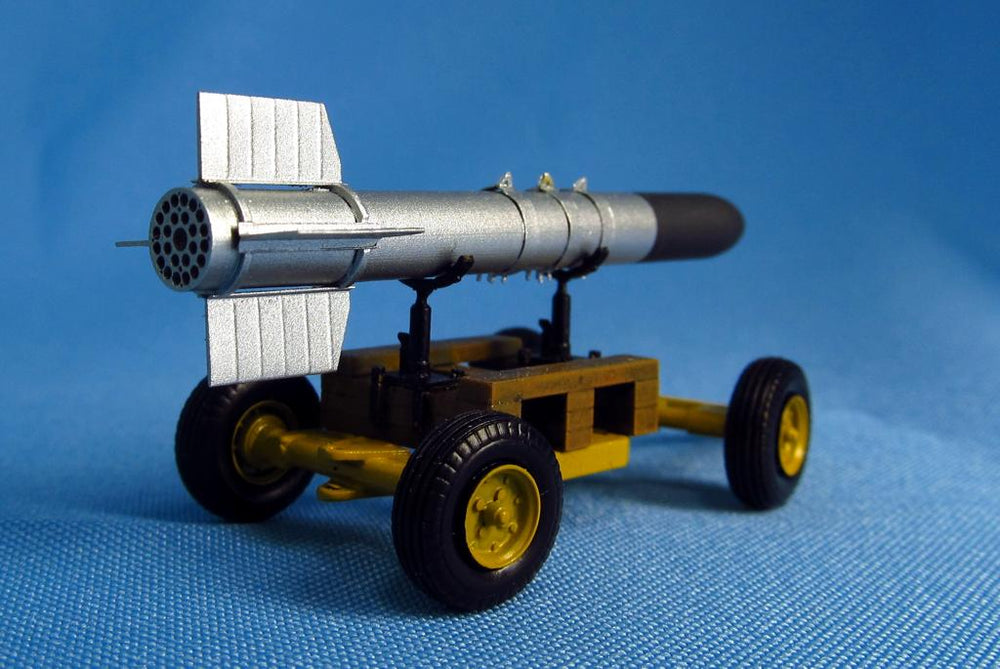 Metallic Details MDMDR7228 1:72 Tiny Tim Rocket with trailer