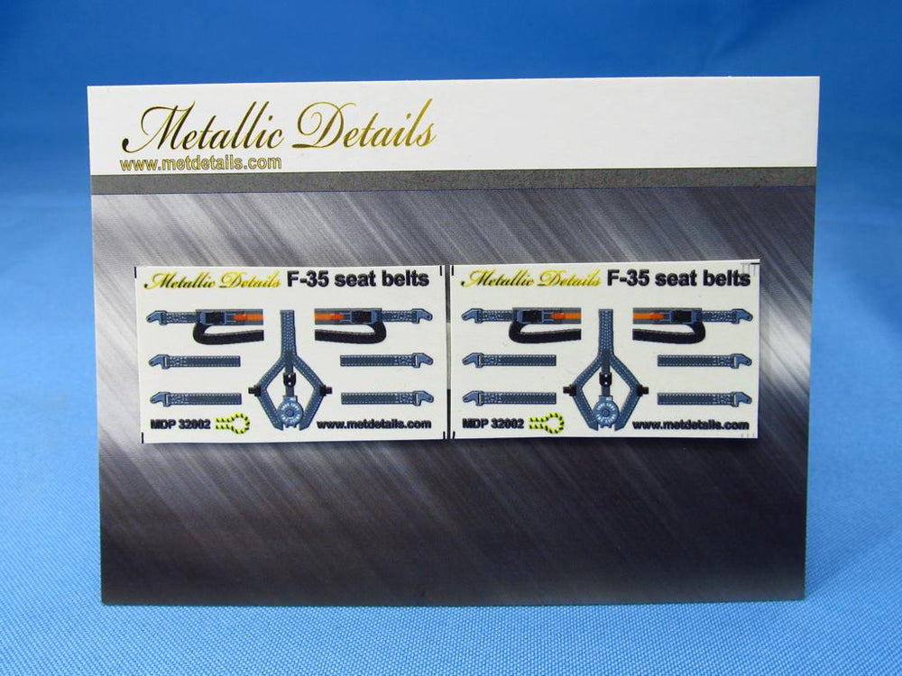 Metallic Details MDP32002 1:32 Lockheed-Martin F-35 Lightning II seatbelts
