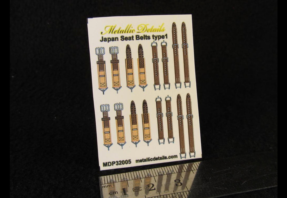 Metallic Details MDP32005 1:32 Japan seatbelts WWII type 1