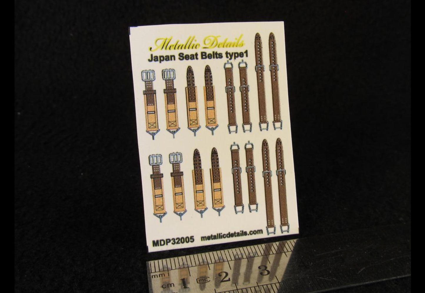 Metallic Details MDP32005 1:32 Japan seatbelts WWII type 1