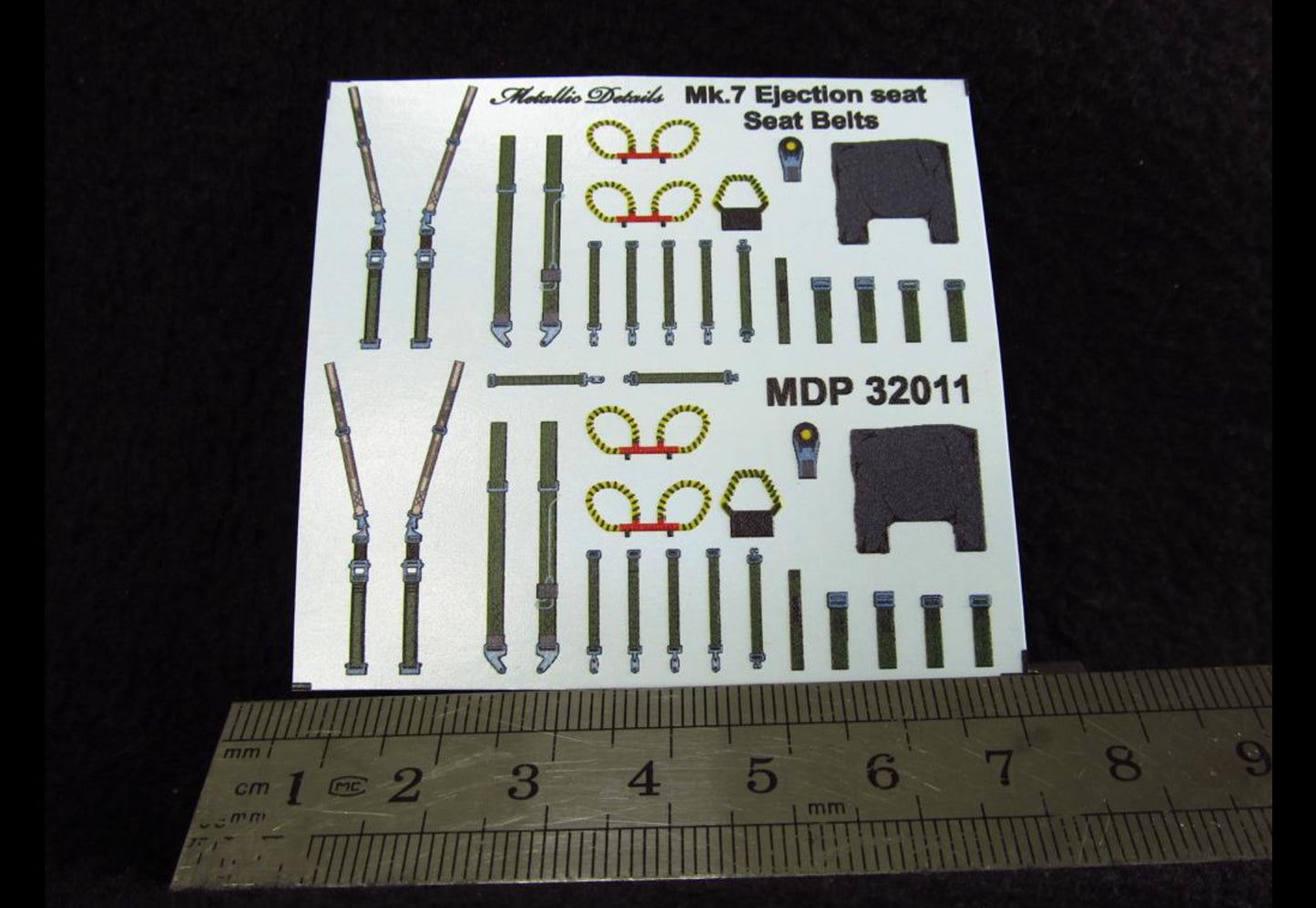 Metallic Details MDP32011 1:32 Mk.7 Ejection seat seatbelts