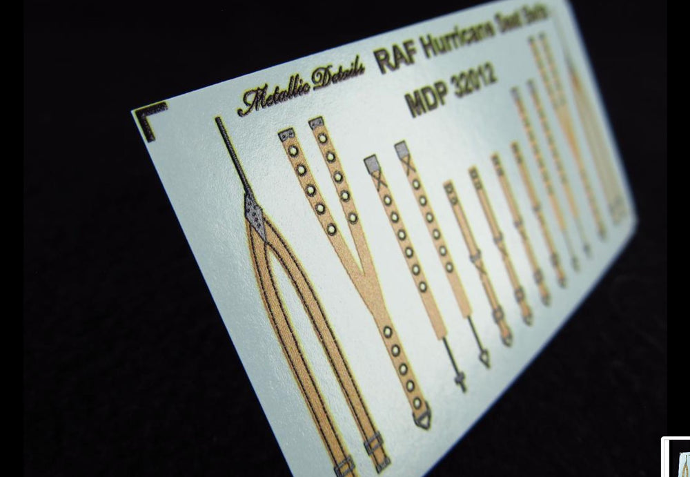 Metallic Details MDP32012 1:32 RAF Hawker Hurricane seatbelts