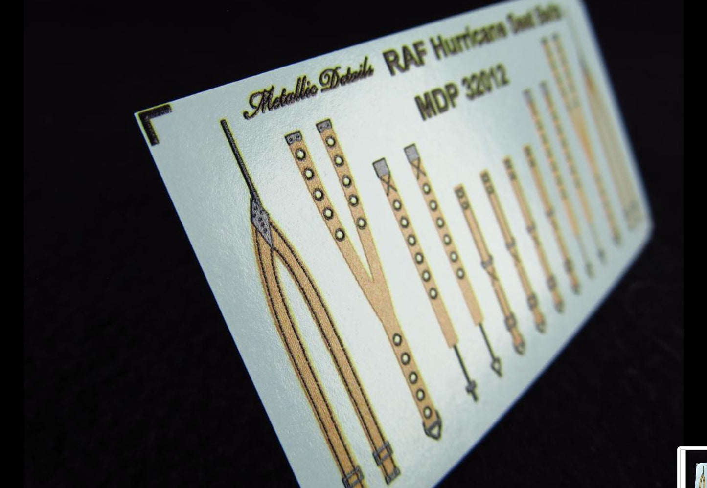 Metallic Details MDP32012 1:32 RAF Hawker Hurricane seatbelts