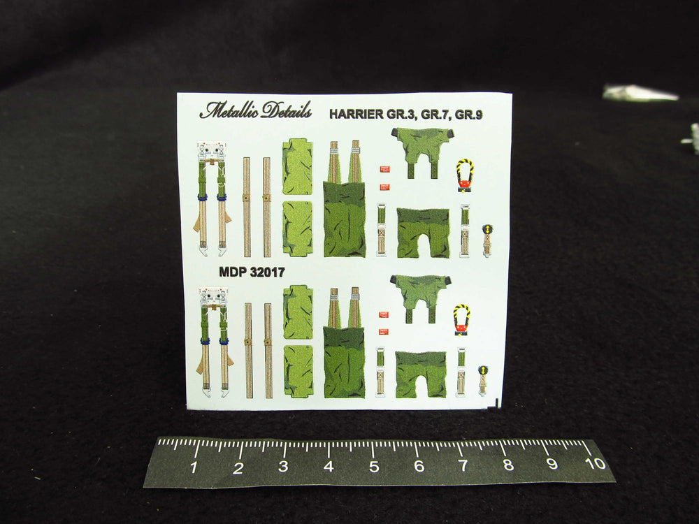 Metallic Details MDP32017 1:32 BAe Harrier GR.3, GR.7, GR.9 seatbelts