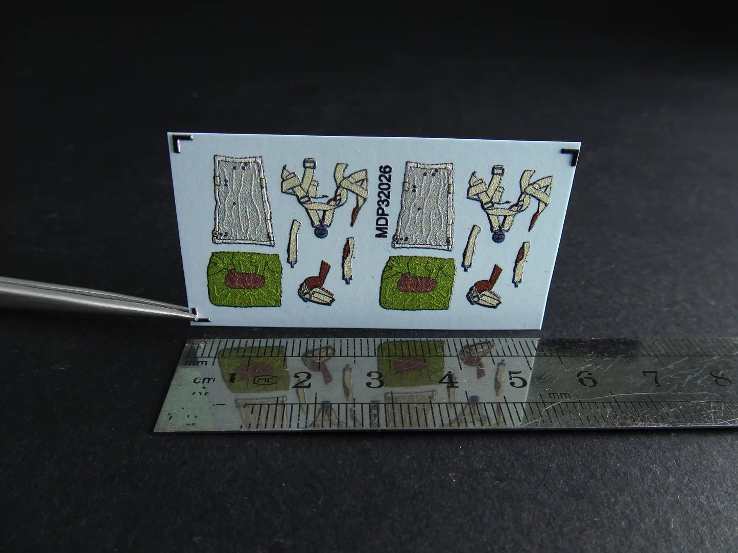 Metallic Details MDP32026 1:32 Luftwaffe WWII Aircrew Parachutes