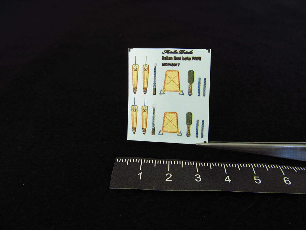 Metallic Details MDP48017 1:48 Italian seatbelts WWII