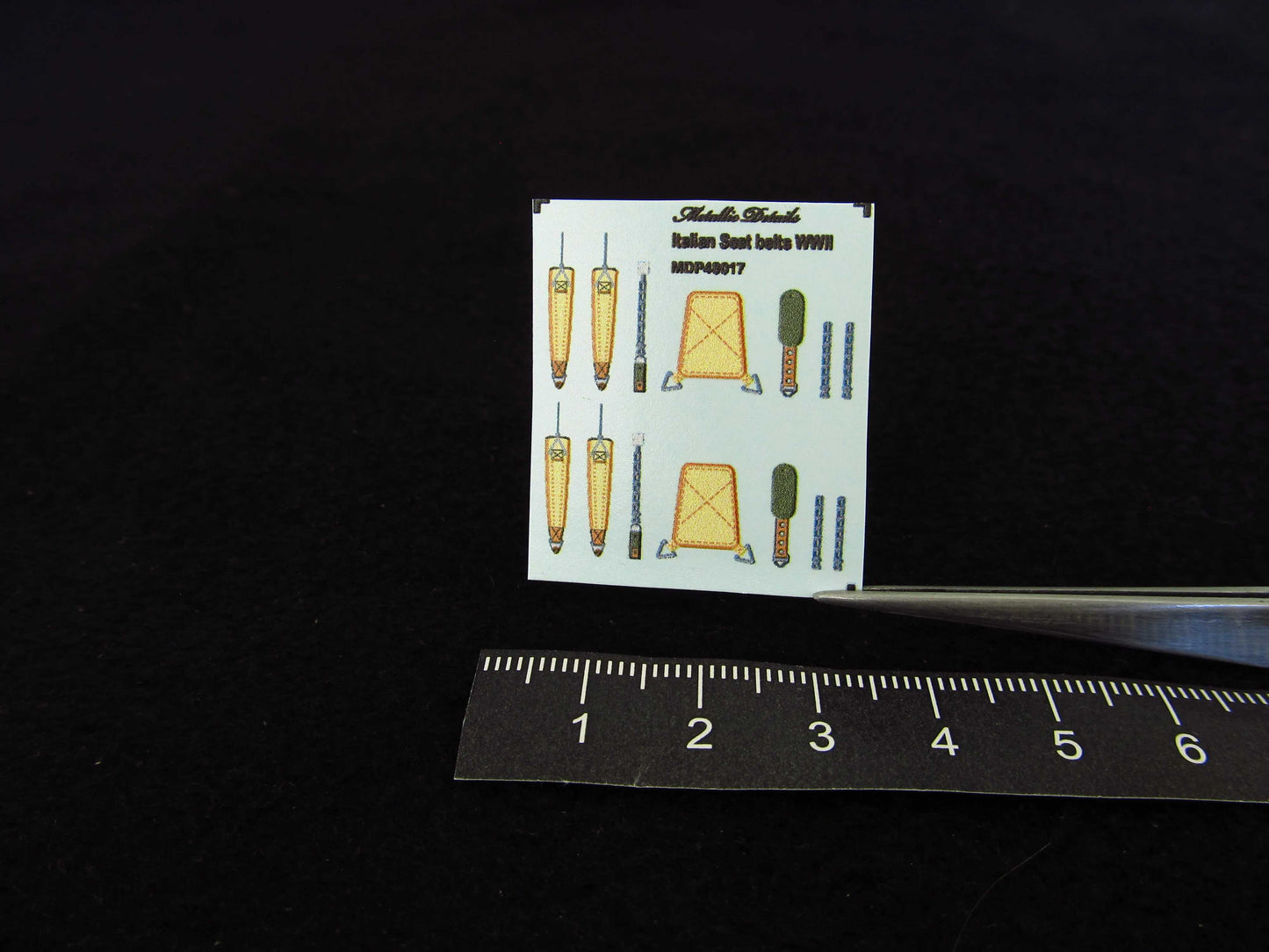 Metallic Details MDP48017 1:48 Italian seatbelts WWII