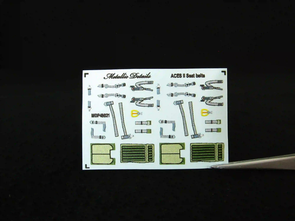 Metallic Details MDP48021 1:48 ACES II Seat belts