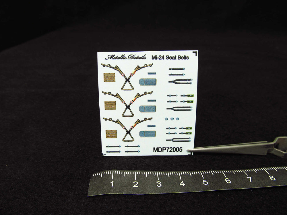 Metallic Details MDP72005 1:72 Mil Mi-24D seatbelts