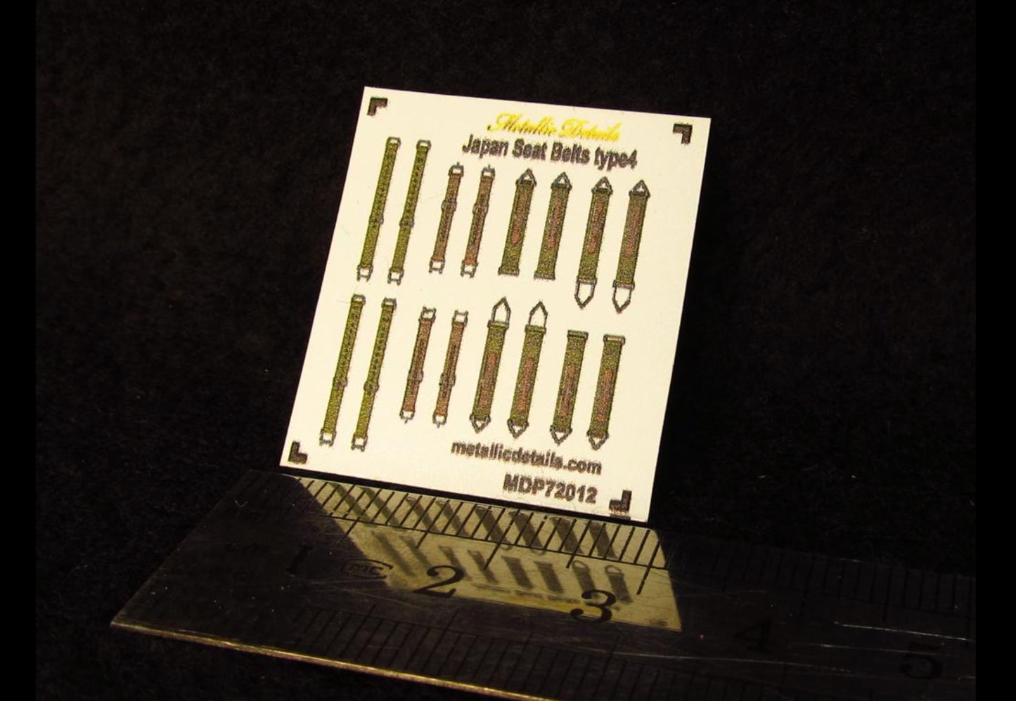 Metallic Details MDP72012 1:72 Japan seatbelts WWII type 4