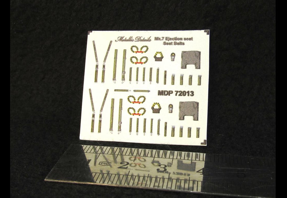 Metallic Details MDP72013 1:72 Mk.7 Ejection seat seatbelts