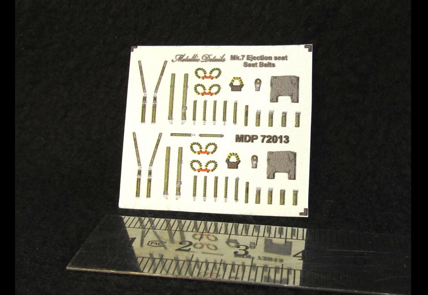 Metallic Details MDP72013 1:72 Mk.7 Ejection seat seatbelts