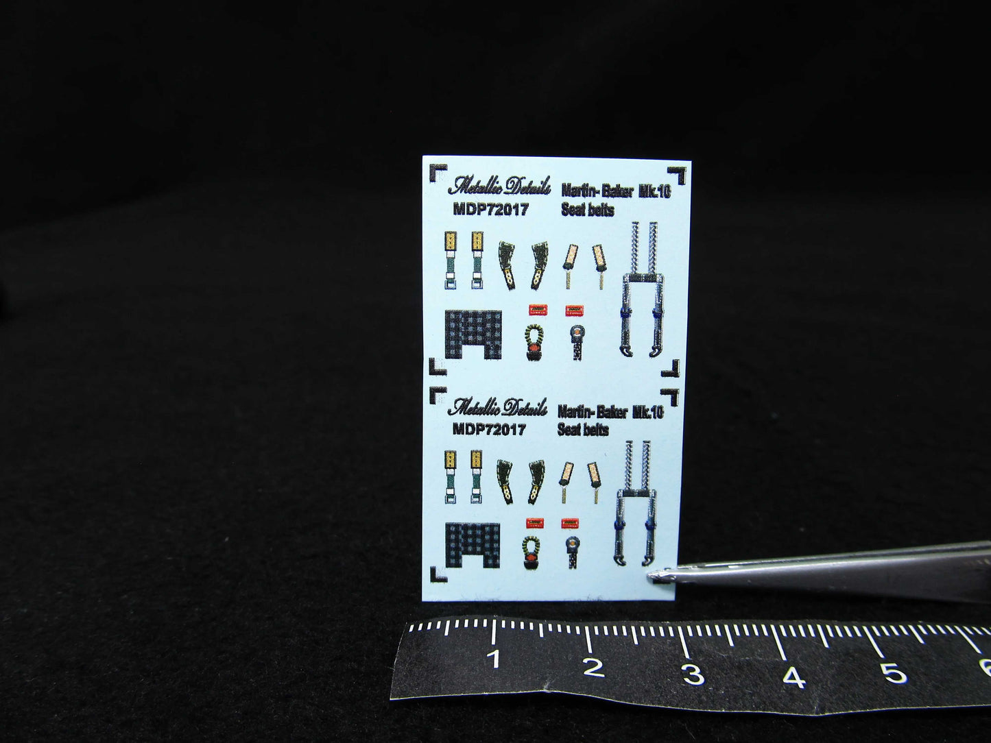 Metallic Details MDP72017 1:72 Martin-Baker Mk.10 seatbelts