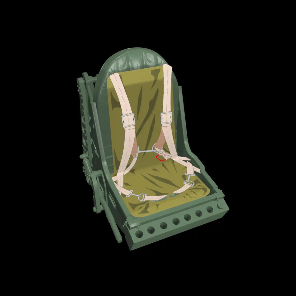 Metallic Details MDP72025 1:72 RAF and USAF Aircrew Parachutes