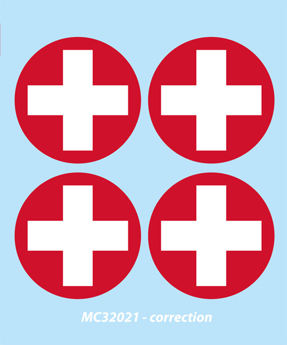Matterhorn Circle MHN32021 DH-100 Vampire Mk.6 Decals 1:32