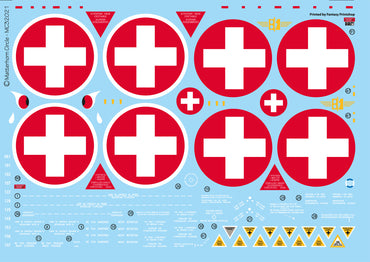 Matterhorn Circle MHN32021 DH-100 Vampire Mk.6 Decals 1:32