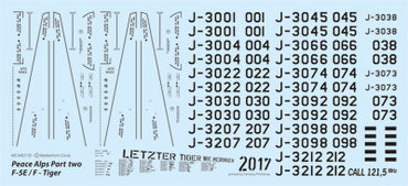 Matterhorn Circle MHN48018 Swiss F-5E/F Tiger Peace Alps 1:48
