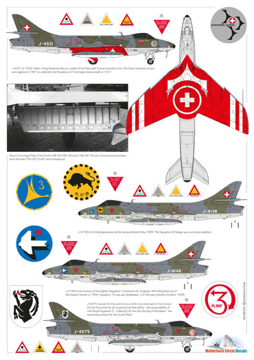 Matterhorn Circle MHN48020 1:48 Hawker Hunter Mk.58 / T Mk.68 late [F.8]