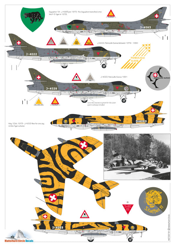 Matterhorn Circle MHN72019 1:72 Hawker Hunter Mk.58 early [F.6]