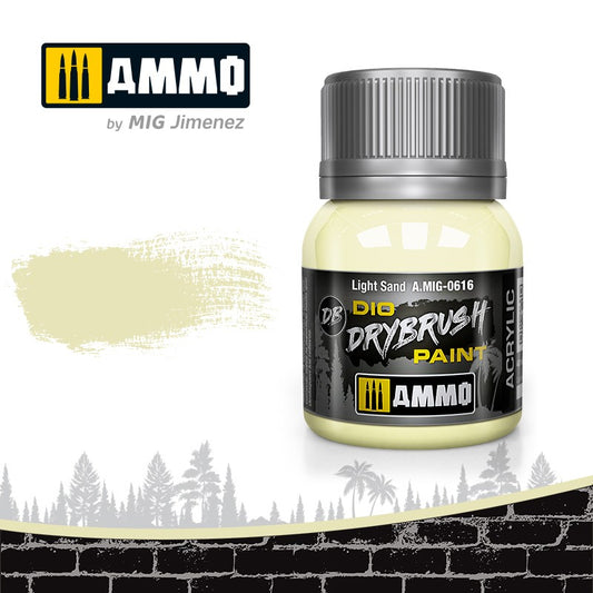 Ammo by MIG Drybrush Light Sand For Model Kits MIG 0616