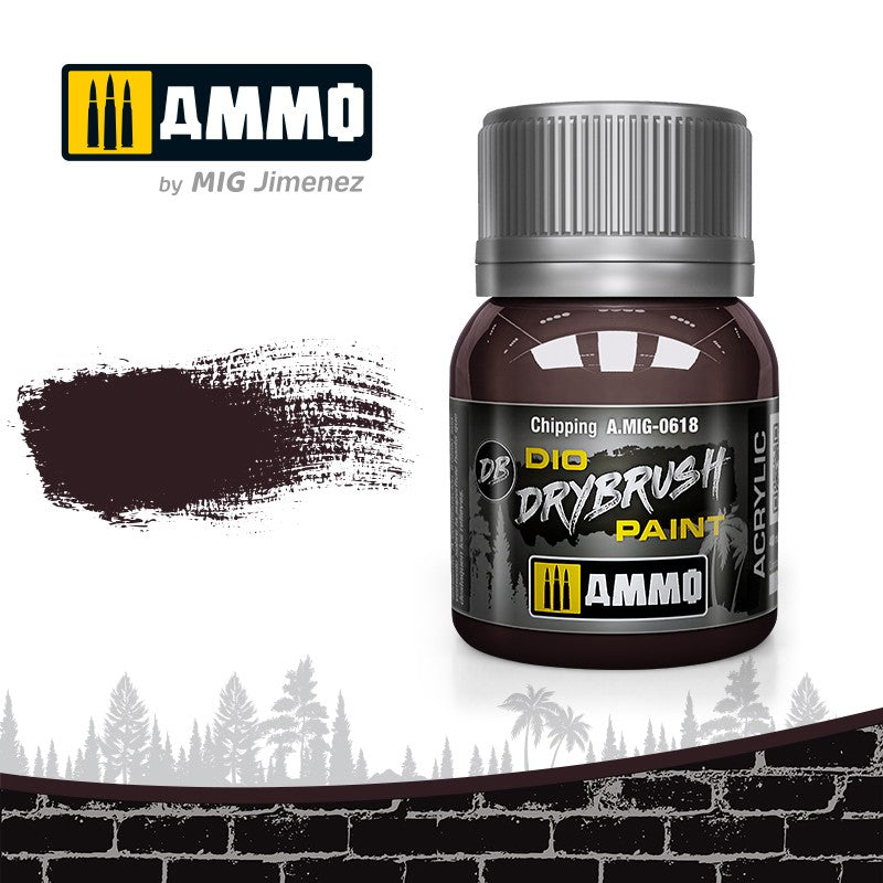 Ammo by MIG Drybrush Chipping For Model Kits MIG 0618