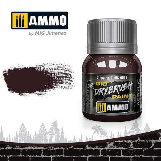 Ammo by MIG Drybrush Chipping For Model Kits MIG 0618