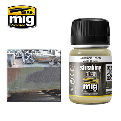 Ammo by MIG Rainmarks Streaking Effects For Model Kits MIG 1208