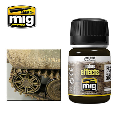 Ammo by MIG Dark Mud Nature Effects For Model Kits MIG 1405