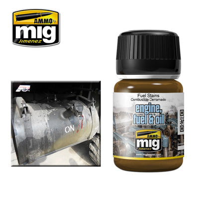 Ammo by MIG Fuel Stains Nature Effects For Model Kits MIG 1409