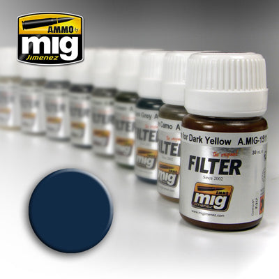 Ammo by MIG Blue For Dark Grey For Model Kits MIG 1509