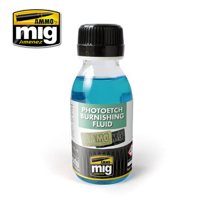 Ammo by MIG Photoetch Burnishing Fluid 100ml For Model Kits MIG 2021