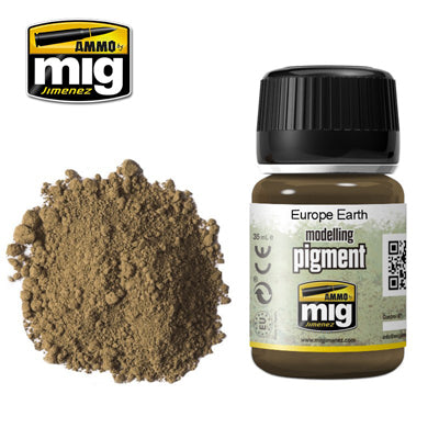 Ammo by MIG Europe Earth Pigment For Model Kits MIG 3004