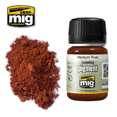 Ammo by MIG Medium Rust Pigment For Model Kits MIG 3005
